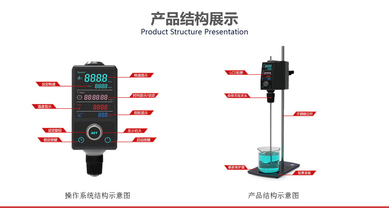 頂置式電動(dòng)攪拌器產(chǎn)品特點(diǎn)